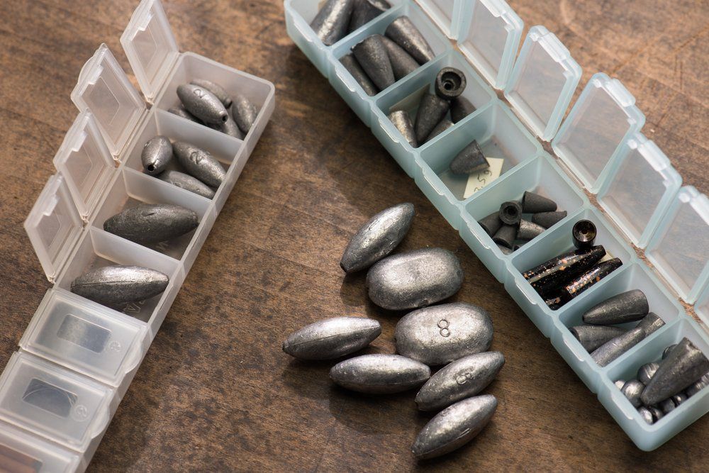 Lead Weights Or Sinkers Used For Fishing — Independent Scrap Metal in South Lismore, NSW