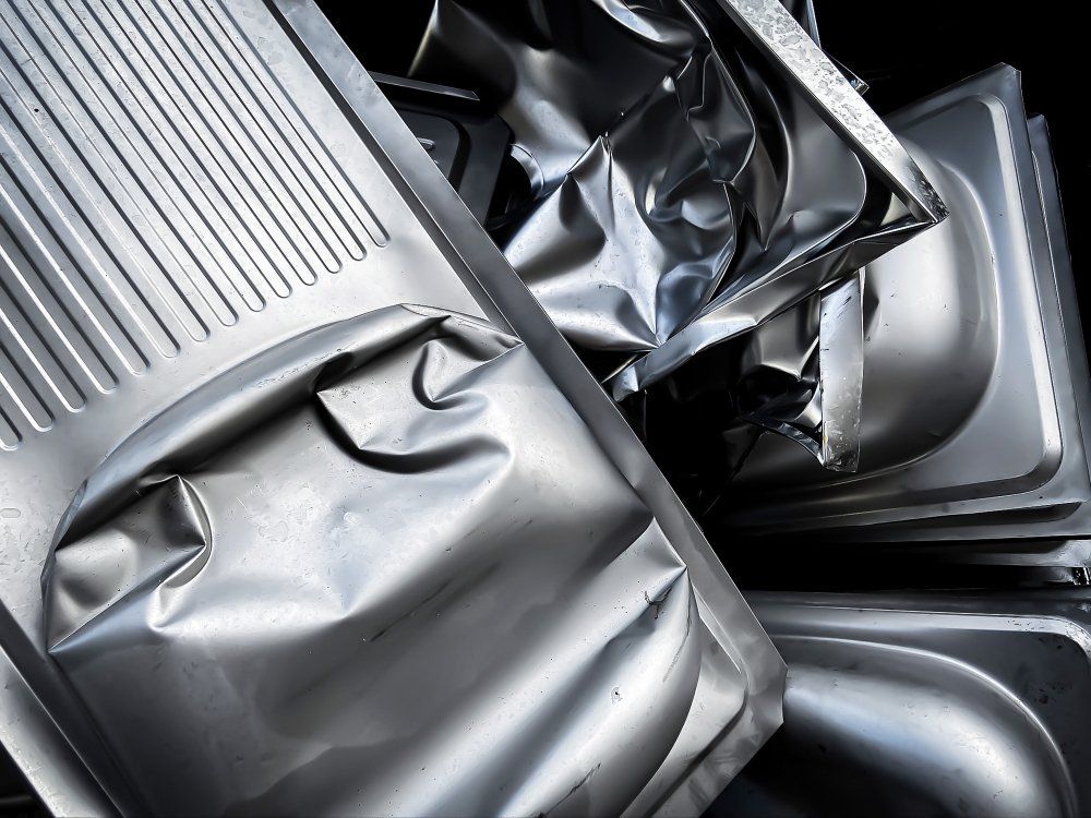 Numerous Stainless Steel Scraps Overlap — Independent Scrap Metal in South Lismore, NSW