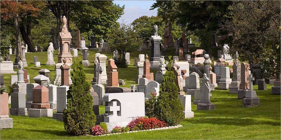 A cemetery