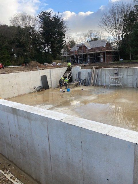 Basement in a luxury multimillion pound house based in Warsash, Hampshire