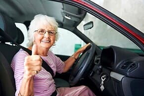 Driving Senior Citizen - Senior citizen discounts for transmission shop in Medford, Oregon