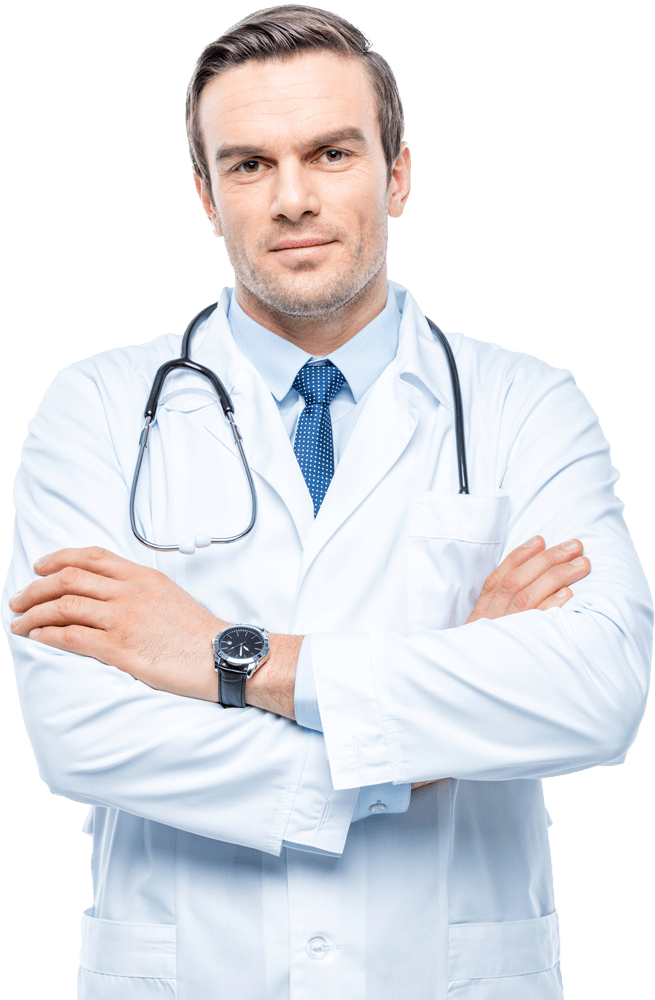 Male Doctor with Stethoscope — Alexander City, AL — Pricare PA