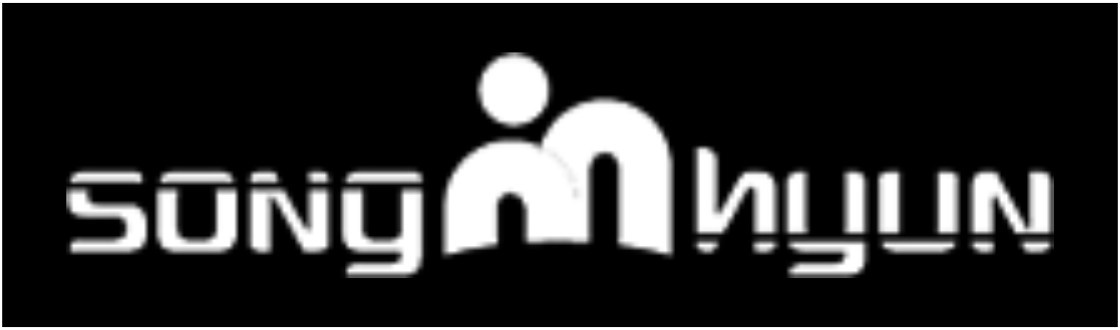 A black and white logo that says songhyun on it