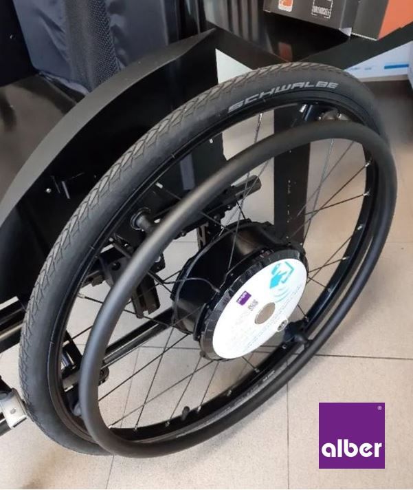 2 Ruote ALBER per carrozzina manuale leggera e superleggera