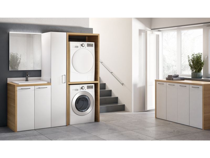 Cucina con elettrodomestici da incasso