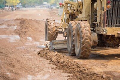 Grading Contractors — Working Tractor in Leicester, NC