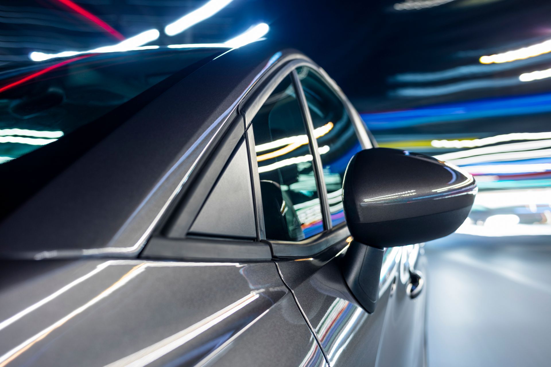 quarter window tinted