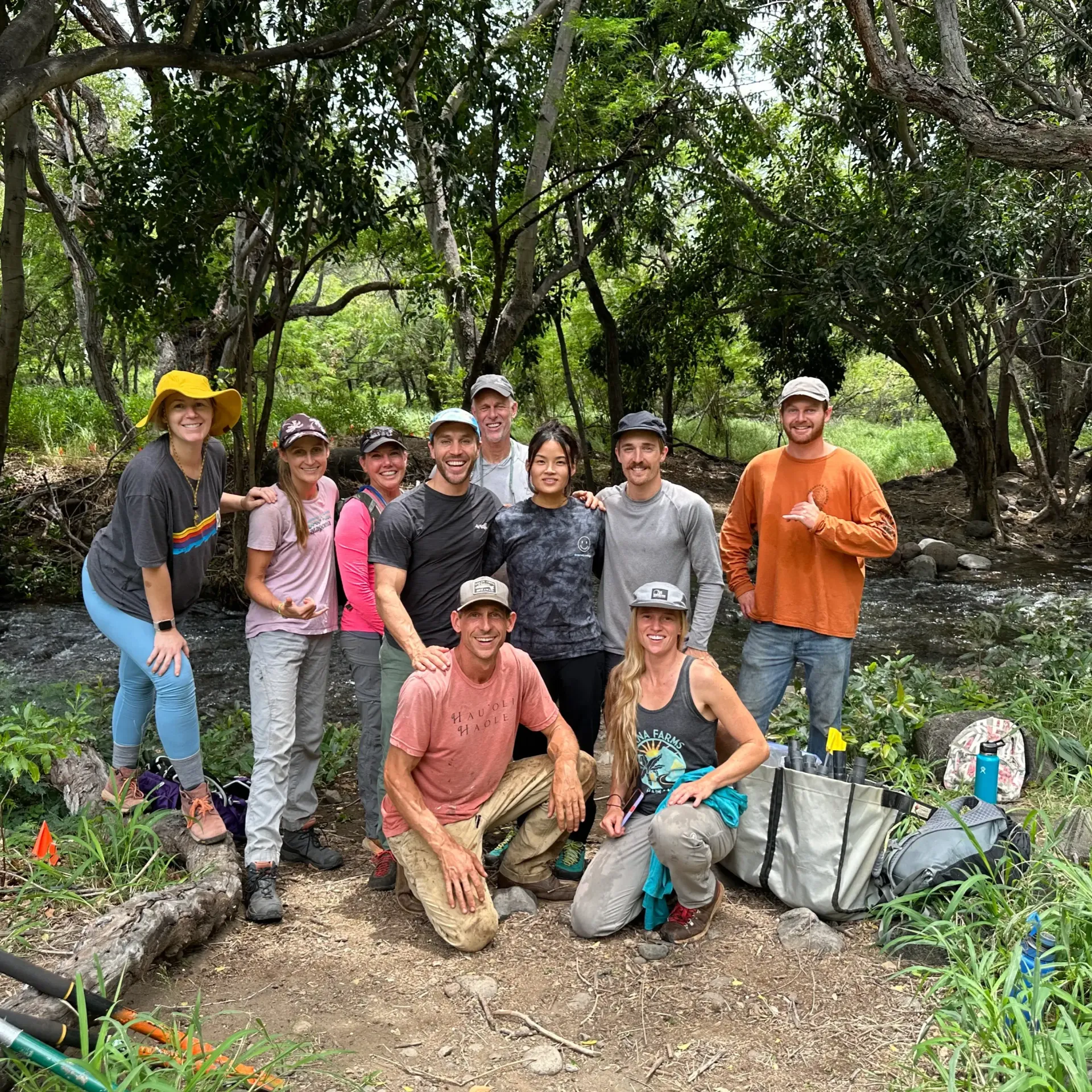Aloha Rock Gym Malama Aina group photo