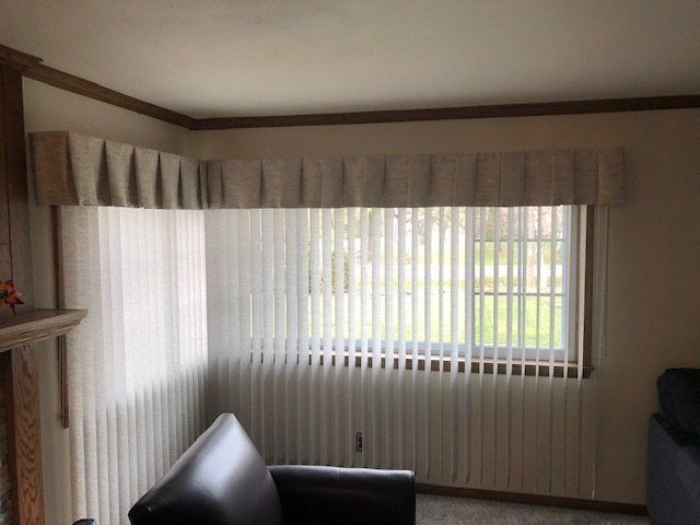Custom Drapery — Rolled drapery in Milwaukee, WI