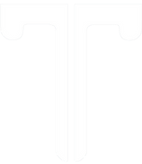 Two white plastic hanger hooks side by side on a light background
