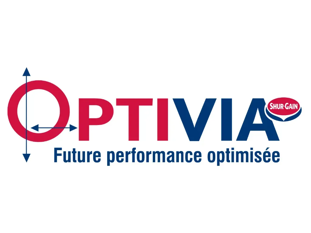 C'est un logo pour une société appelée optimia.