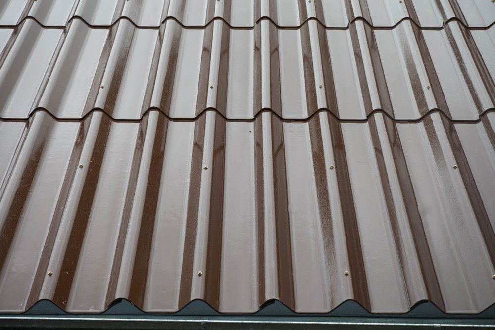 Brown Metal Roofing — Roofing in Goulburn, NSW