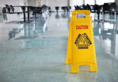 Wet Floor Sign — Chicago, IL — Chase and Werner, Ltd.
