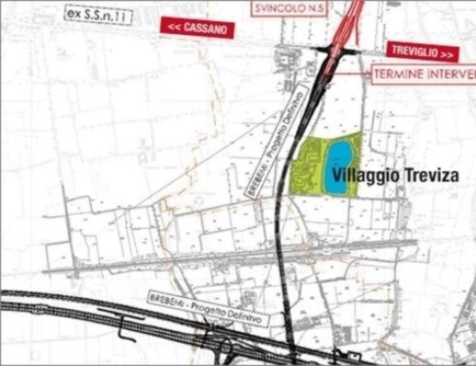 Cartina Villaggio Treviza