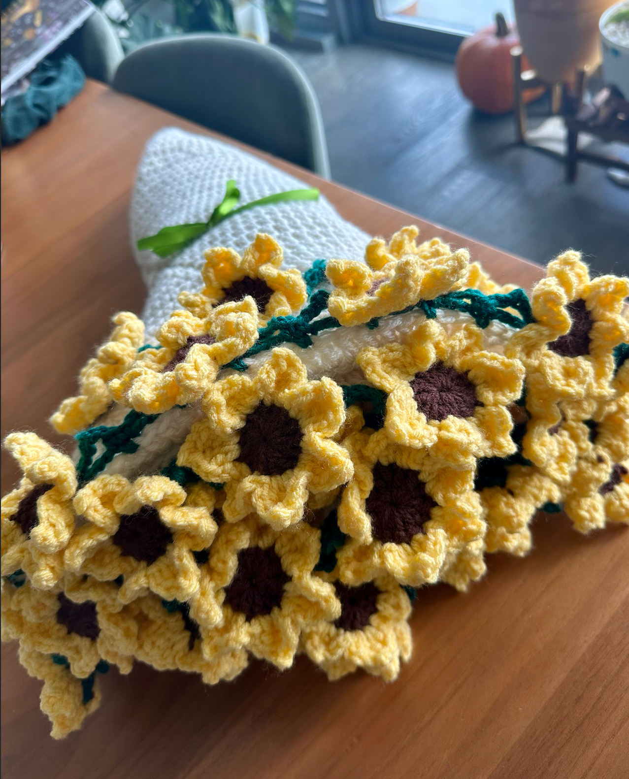 Sunflower Bouquet Blanket (Large)
