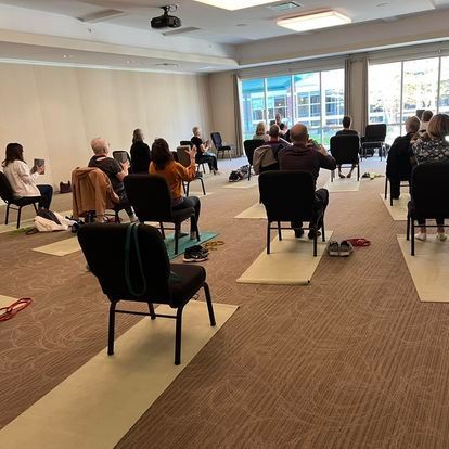 chair yoga class