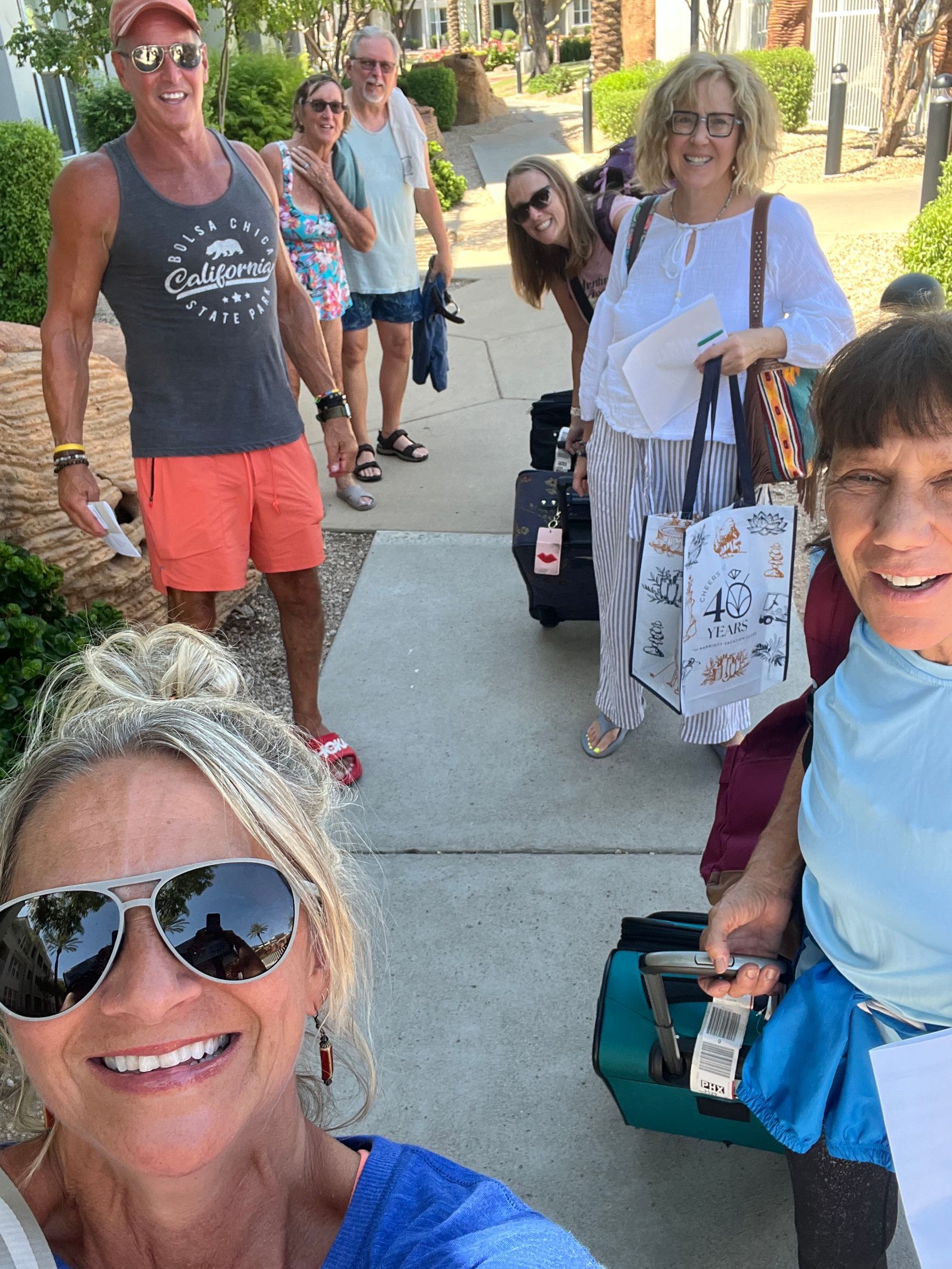 Welcoming retreat members