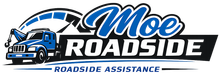 Logo for Moe Roadside, a modern roadside assistance service in Dearborn, Michigan.