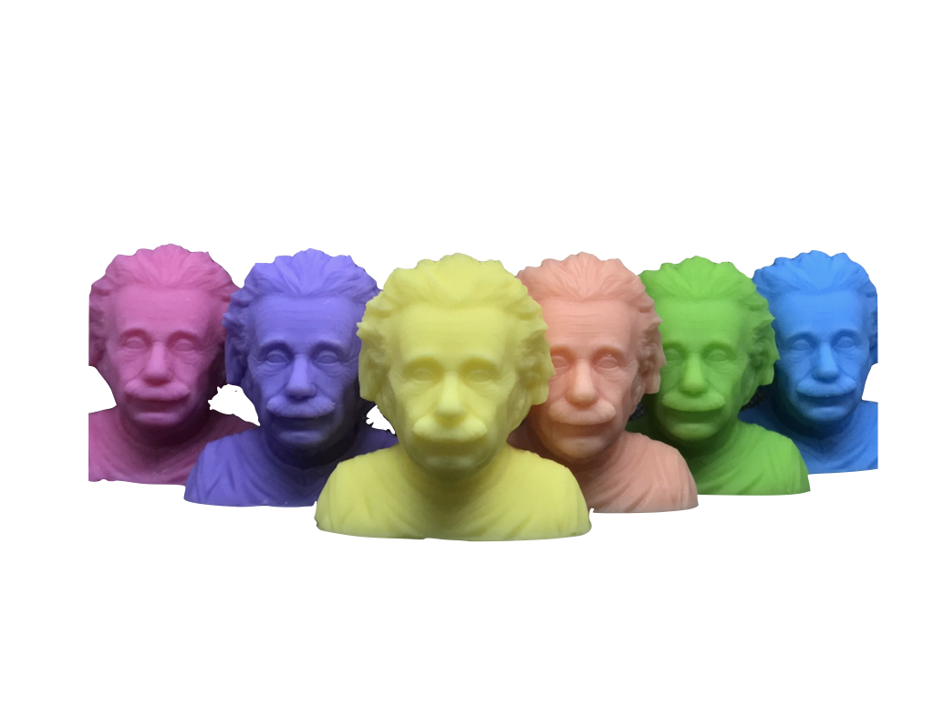 Einstein in different color