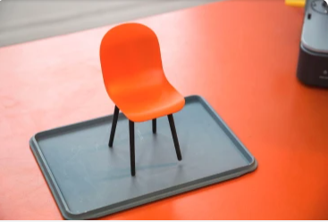 Multiple chocolate shape in different color display with a transparent box