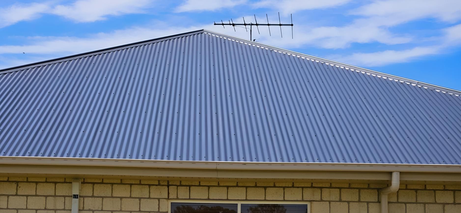 House With a Metal Roof — Steve Oberhardt Roof Restorations & Repairs in Westbrook, QLD