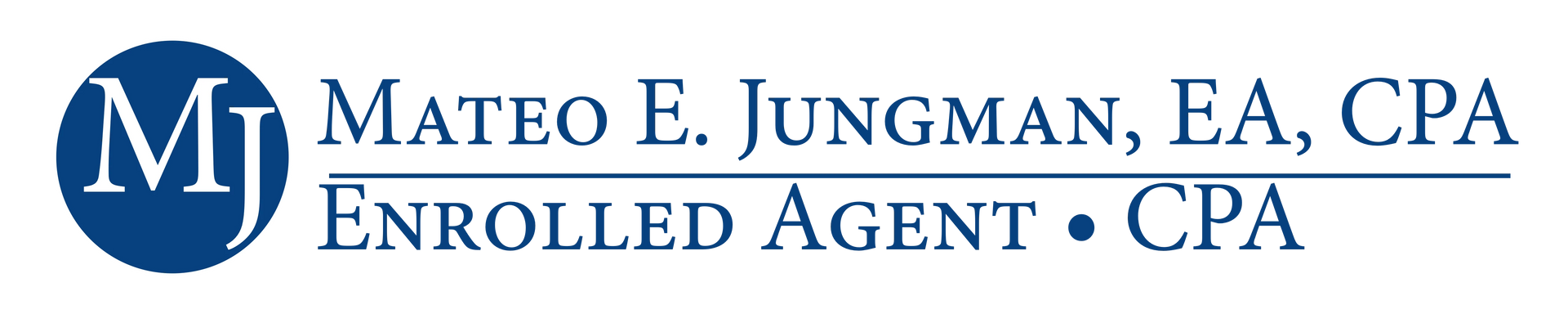 Mateo E. Jungman, EA, CPA 
 logo