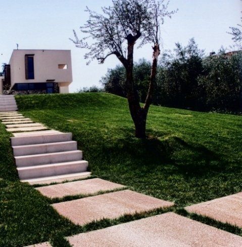 sentiero privato in agglomerato