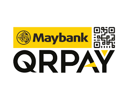 Maybank qrpay logo on a white background