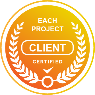 Our projects are certified by our customers