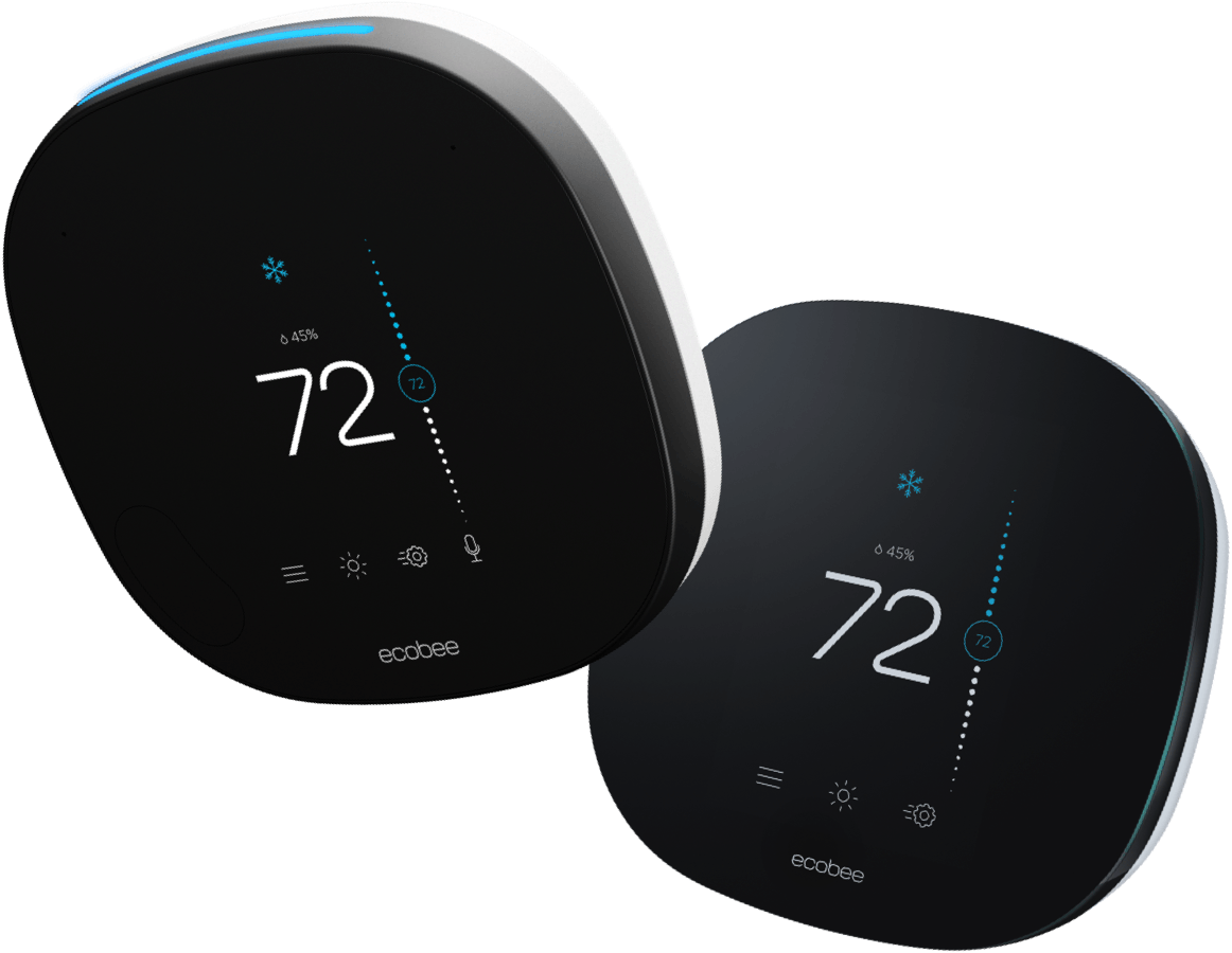 Ecobee black Wi-Fi thermostat