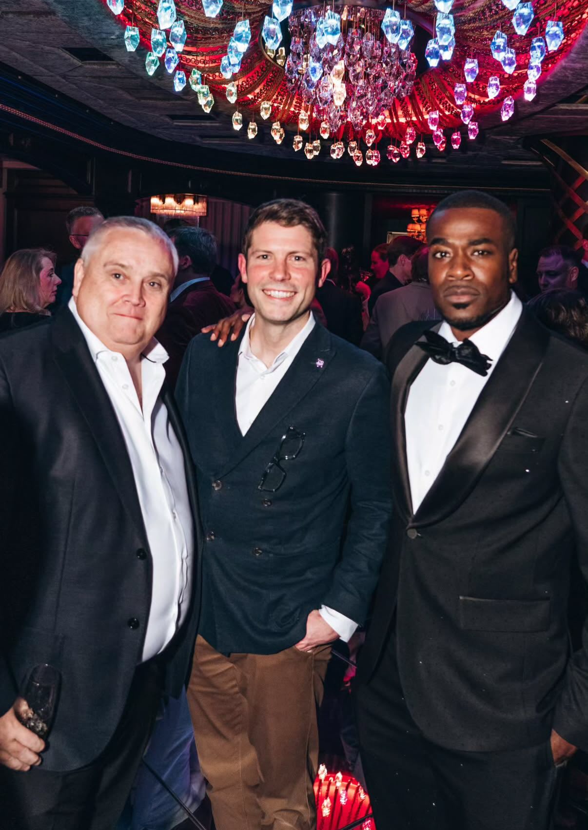 Peter Waddell attending a Caudwell Children charity event supporting autism awareness.