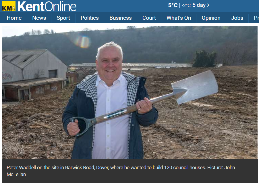 Big Motoring World founder Peter Waddell proposed 120-home affordable housing development.