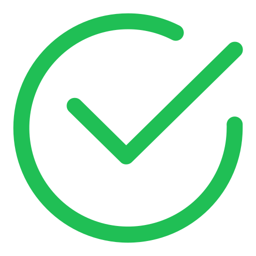 Successful submission check mark Successful submission check mark