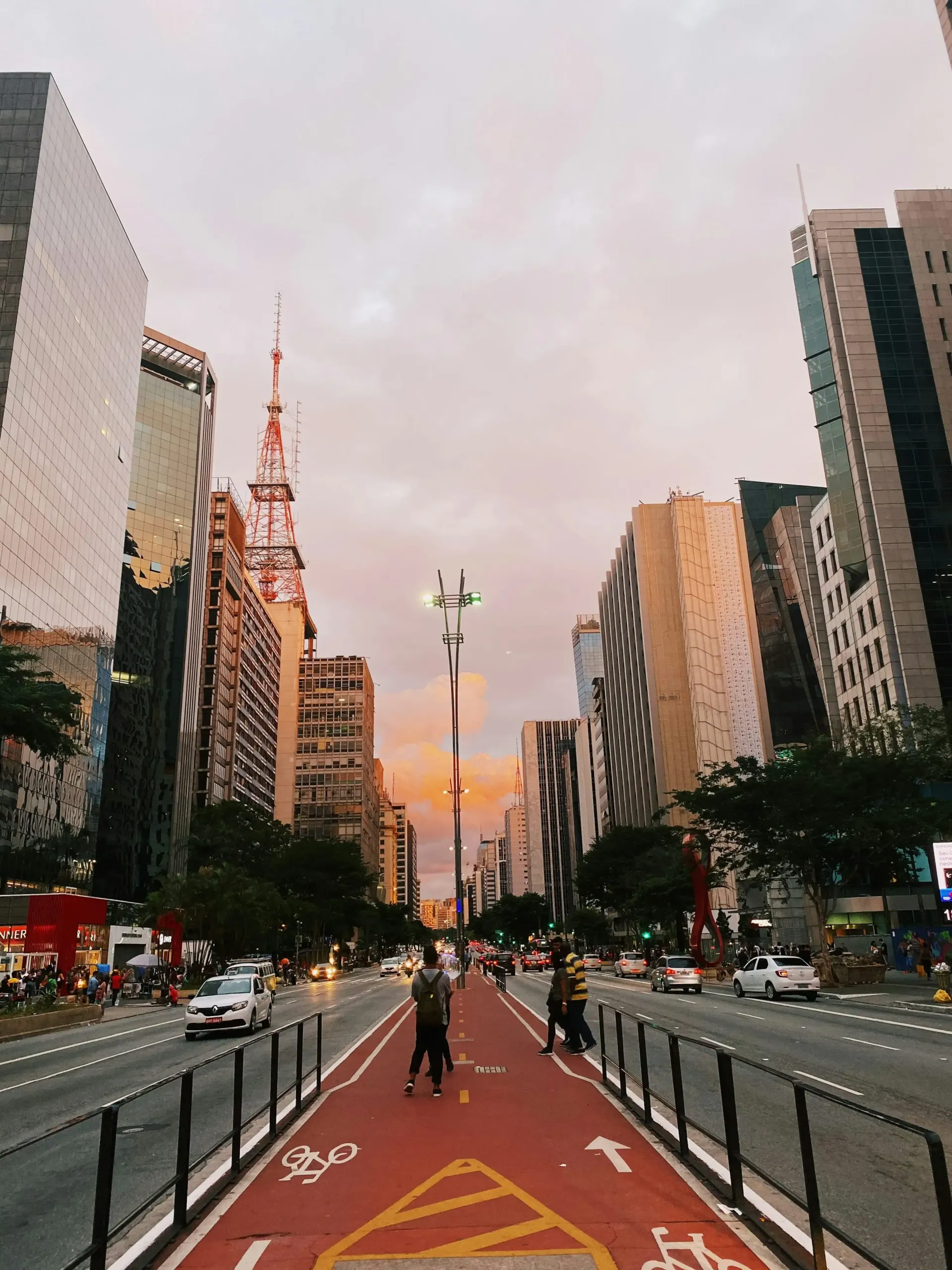 Vista da Avenida Paulista em SP