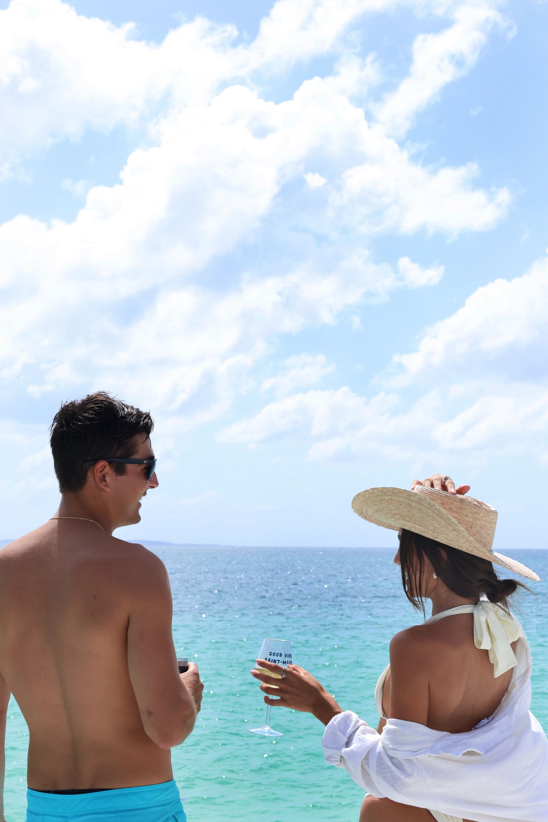 Guests relaxing on Arawak Charters luxurious boat 53 ft Leopard 2025