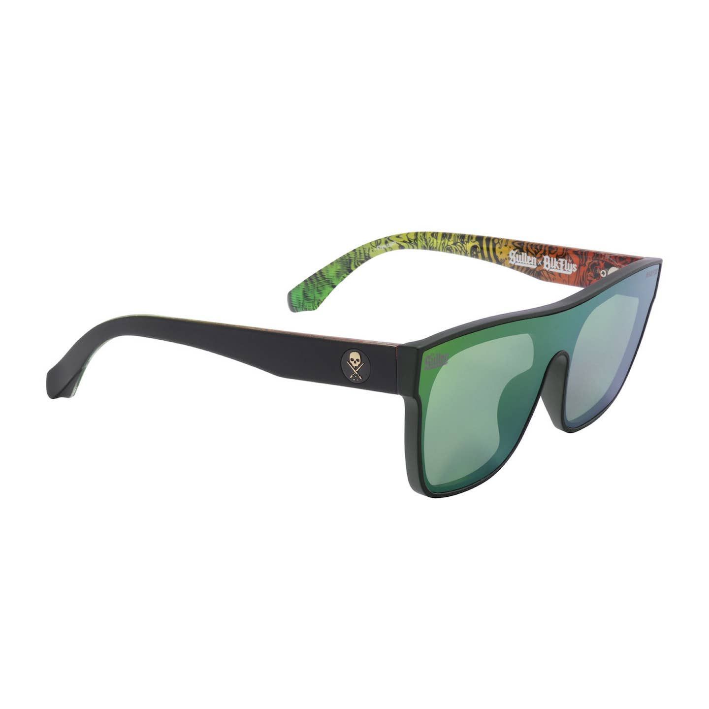 Cholohaflys Sunglasses - Black/Green Lenses : Sullen Art Collective