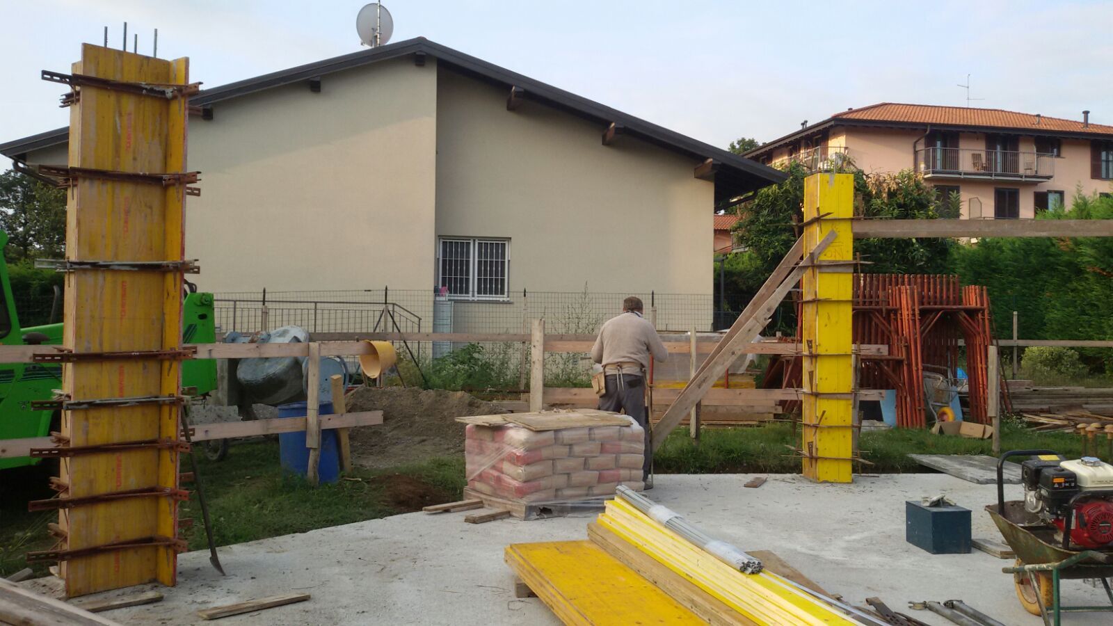 fondamenta per nuova realizzazione edile