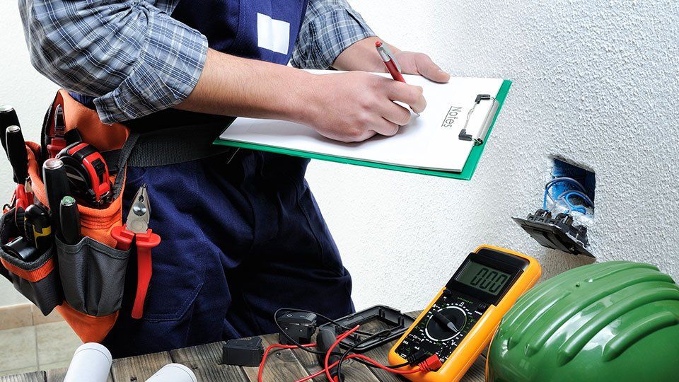 Service Electrical  — Worker Writing in Stevens, WA