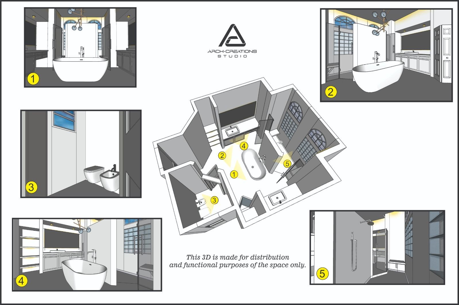 A floor plan of a bathroom with a bathtub and a toilet.