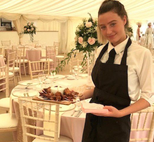 Attentive but unobtrusive staff at Cartner Catering