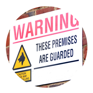 Warning_ These Premises are Guarded
