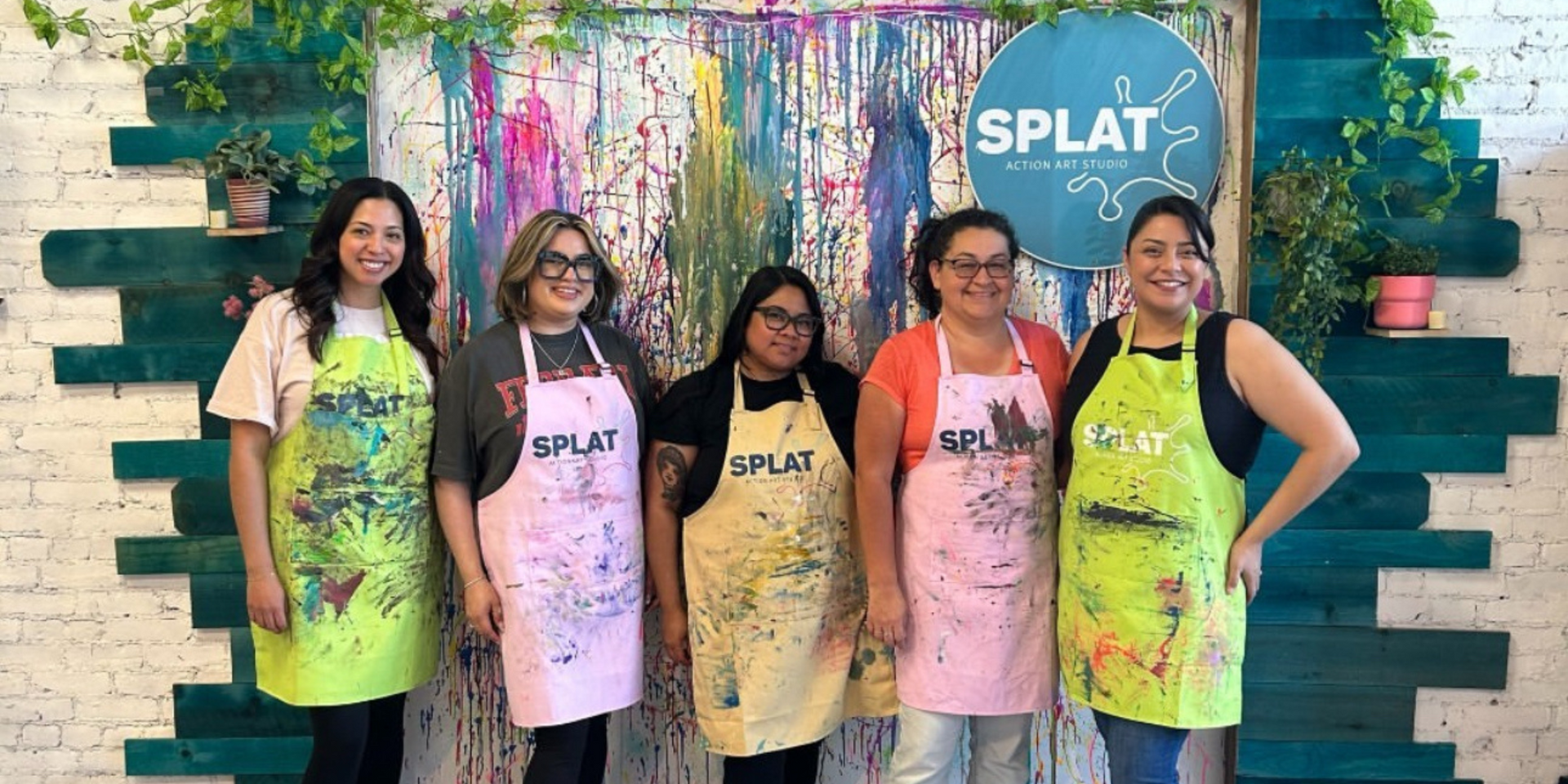 corporate events small splat painting package