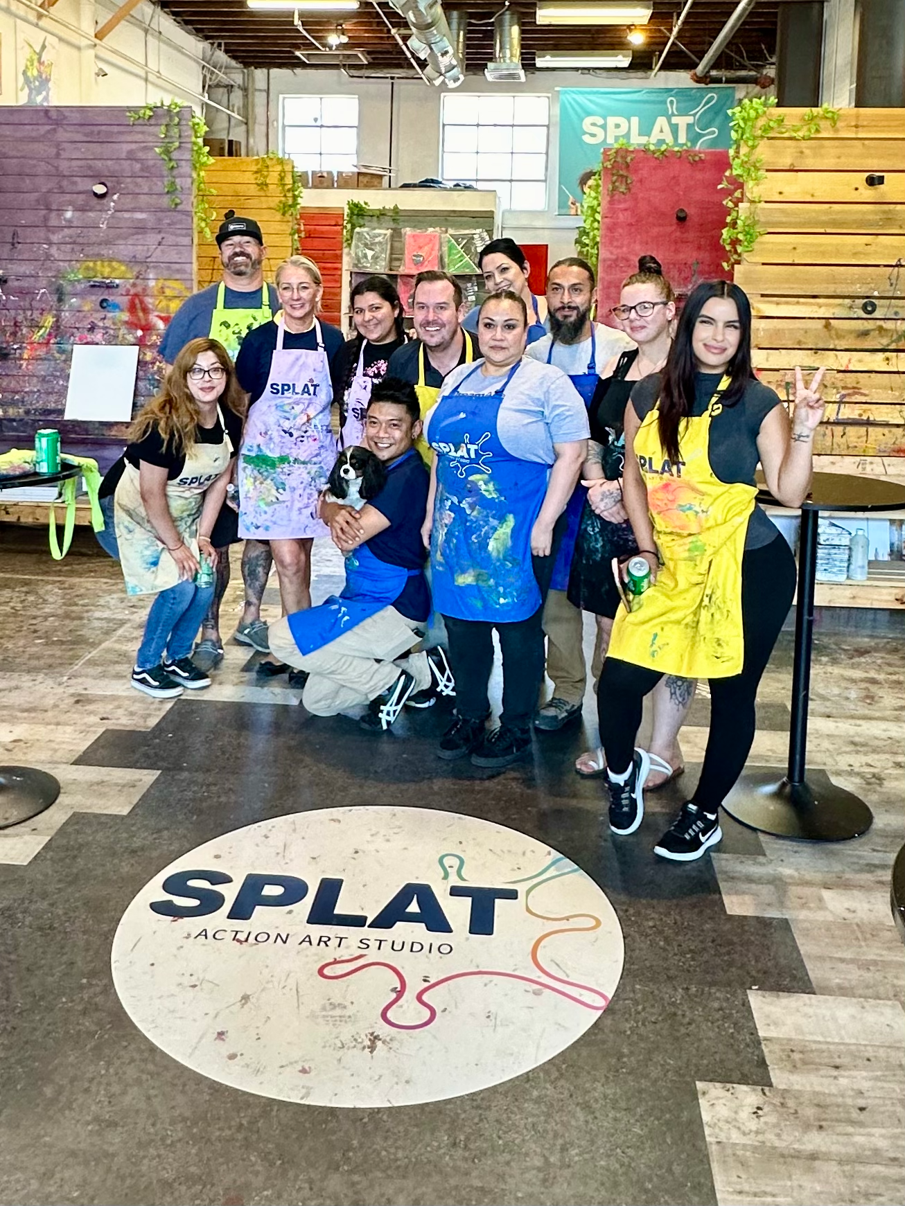 Splat action studio event