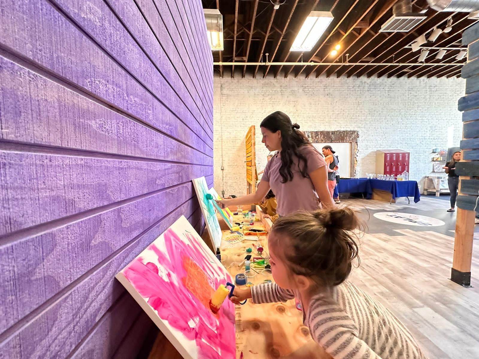 Splatter painting birthday parties in LA