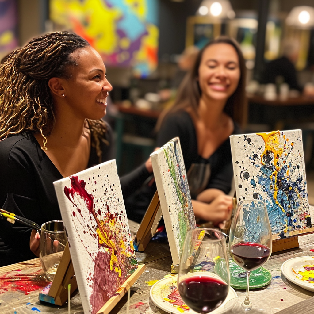 paint and sip events in South Pasadena, CA