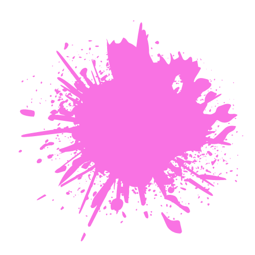 pink paint splatter