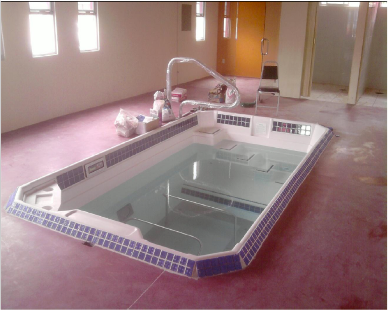 Suministro e instalación de Tanque Terapeutico porGrupo Requena para el CREE (DIF) de Tepic