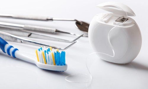 Tooth brush, flask and other dental equipement