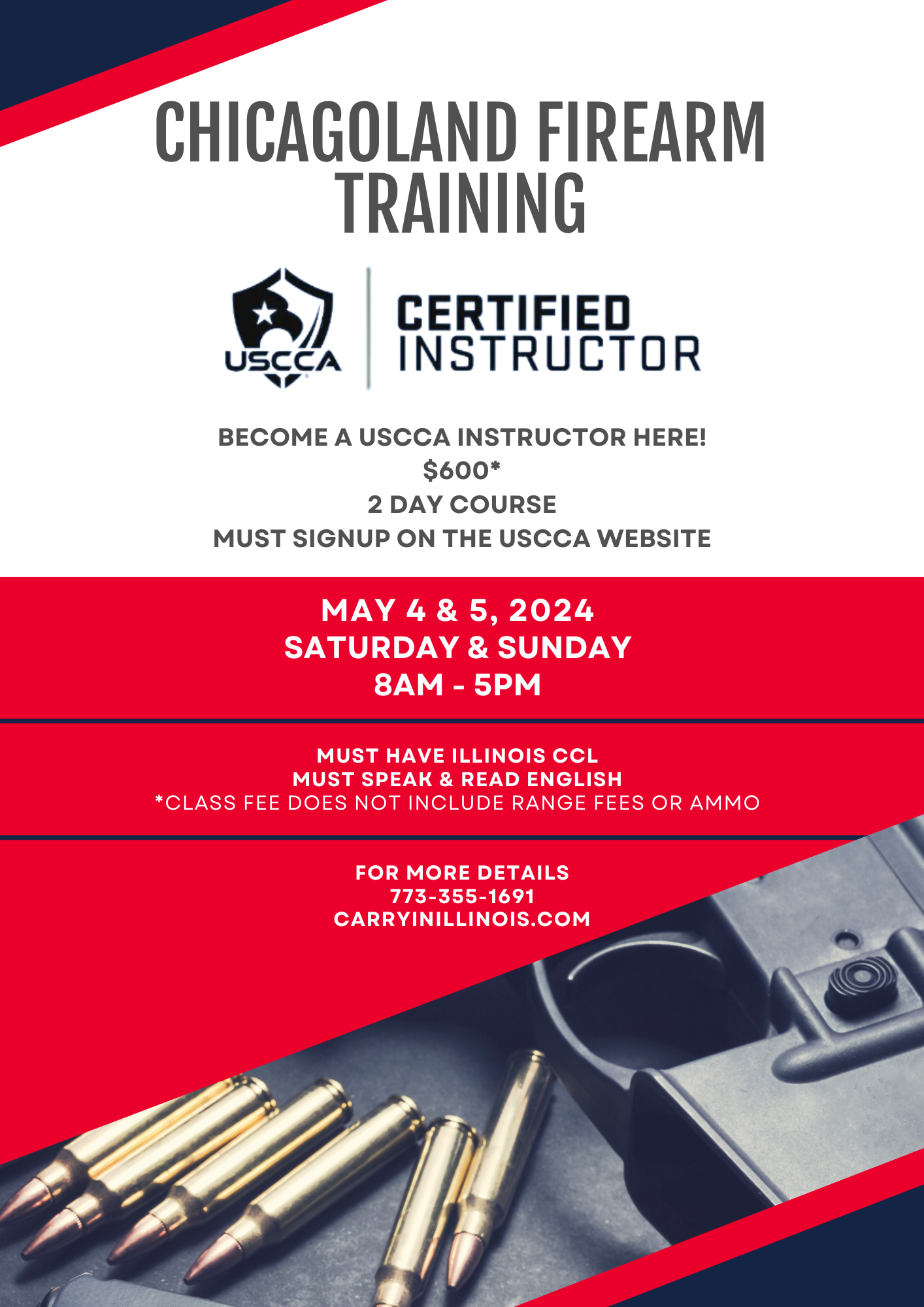 a uscca instructor class is being held on saturday june 24th and sunday june 25th .