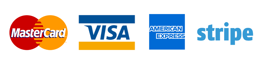 the logos for mastercard visa and paypal are shown